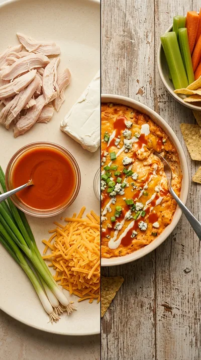 Crockpot Buffalo Chicken Dip – Easy 5‑Ingredient Recipe - ready to serve