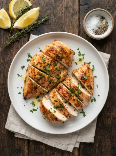 Oven Baked Chicken Breast Recipe - ingredients preparation
