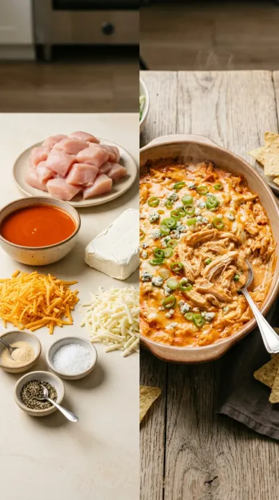 Crockpot Buffalo Chicken Dip Recipe - ready to serve