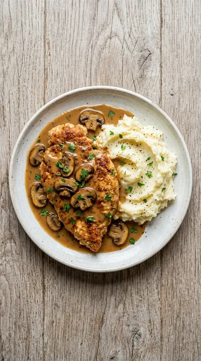 Super Easy Chicken Marsala Recipe - cooking process