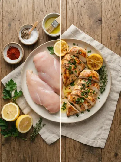 Oven Baked Chicken Breast Recipe - ready to serve