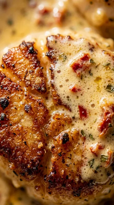 Creamy Tuscan Chicken with Spinach and Sun-Dried Tomatoes - ingredients preparation