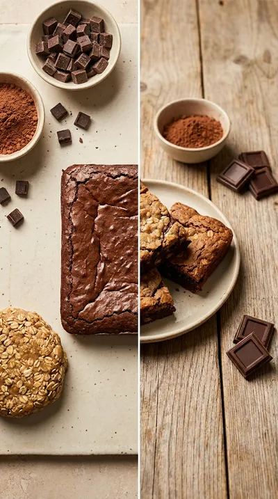 Brookies - Chewy Cookie Brownie Hybrid - ready to serve