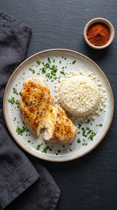 Baked Crack Chicken Breasts – Low-Carb Cream Cheese Delight - cooking process