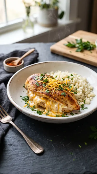 Baked Crack Chicken Breasts – Low-Carb Cream Cheese Delight