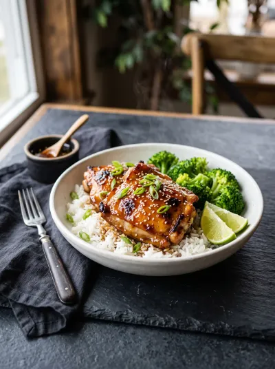 Honey Garlic Chicken Thighs – Quick & Easy Dinner