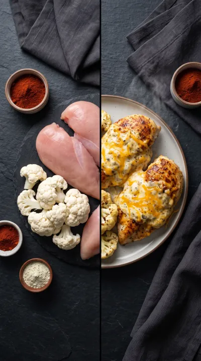 Baked Crack Chicken Breasts – Low-Carb Cream Cheese Delight - ready to serve