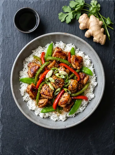 Sweet and Savory Chicken – Easy Weeknight Recipe - cooking process