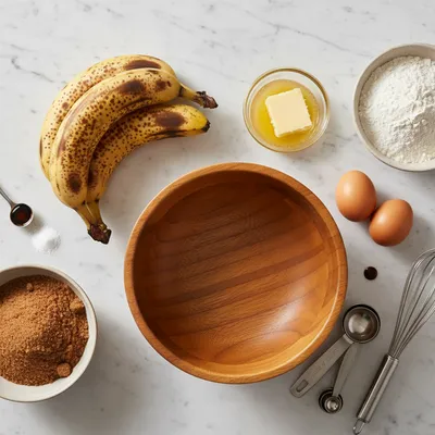 Moist Easy Banana Bread Recipe - cooking process