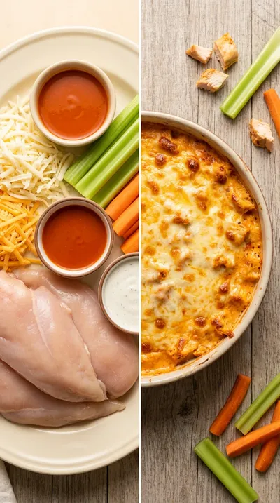 Best Frank's Buffalo Chicken Dip - ready to serve