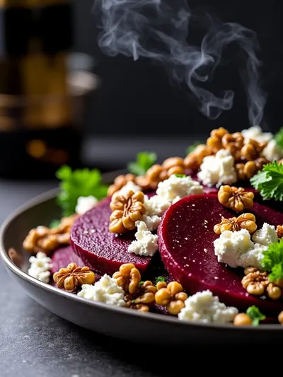Beetroot Feta Walnut Salad