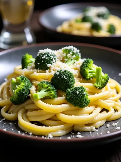 Broccoli Cheese Pasta – Quick & Easy Dinner - cooking process
