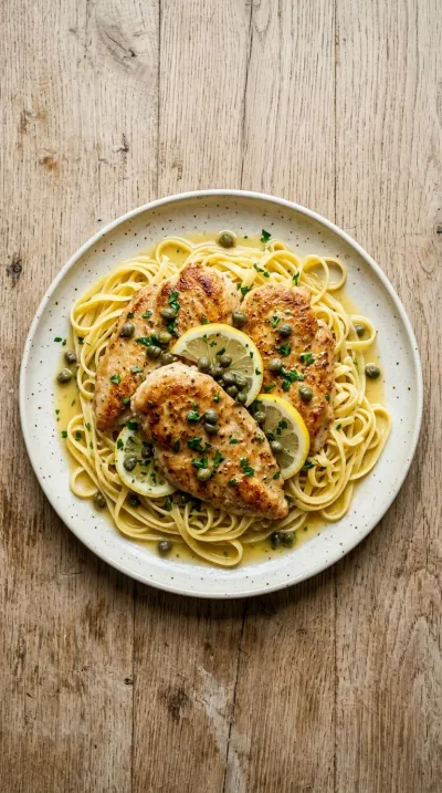 Lemon Butter Chicken Piccata – Quick 25‑Minute Meal - cooking process