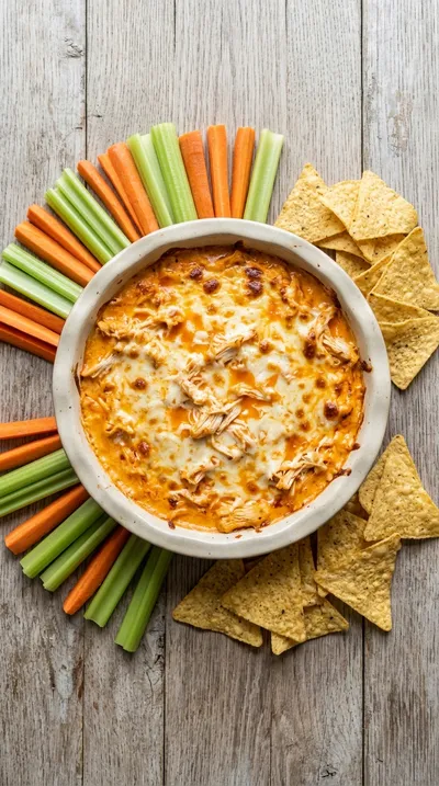 The Best Baked Buffalo Chicken Dip Recipe - cooking process