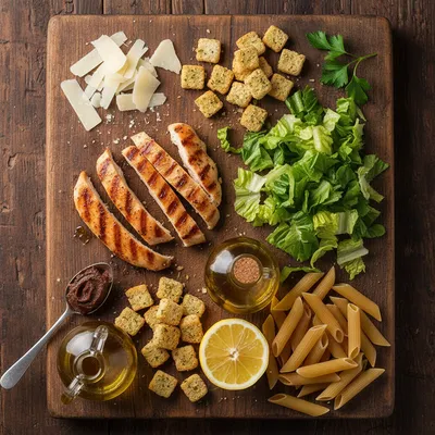 Chicken Caesar Pasta Salad – Wins Every Time - cooking process