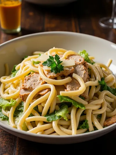 Chicken Caesar Pasta Salad - ready to serve
