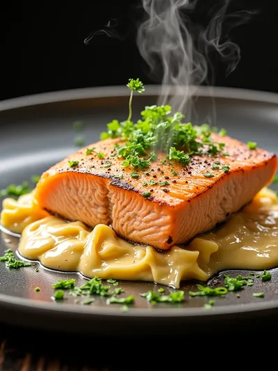 Creamy Garlic Salmon