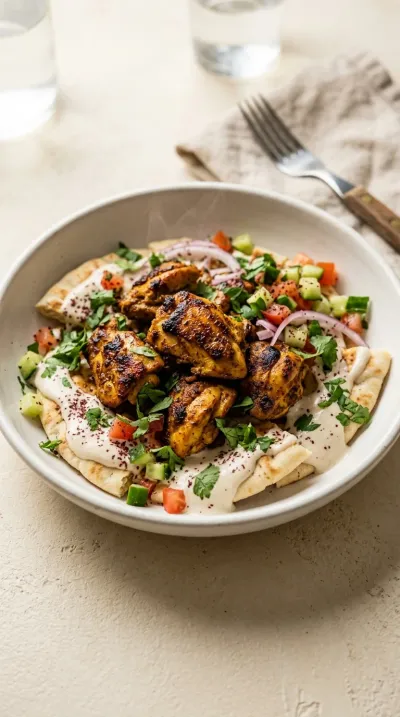 Sheet Pan Chicken Shawarma Recipe