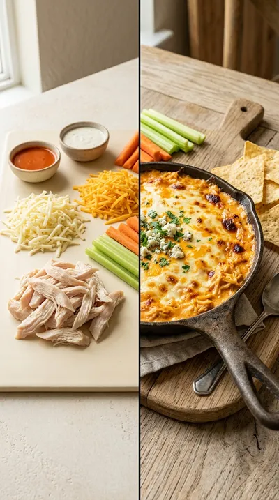 The Best Baked Buffalo Chicken Dip Recipe - ready to serve