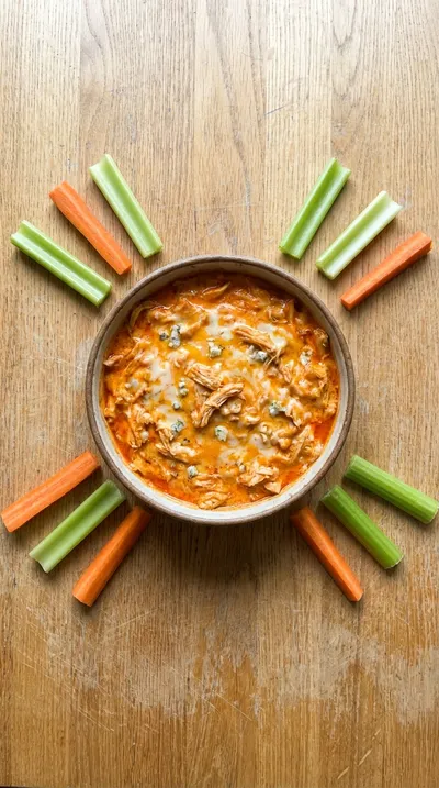 Best Frank's Buffalo Chicken Dip - cooking process