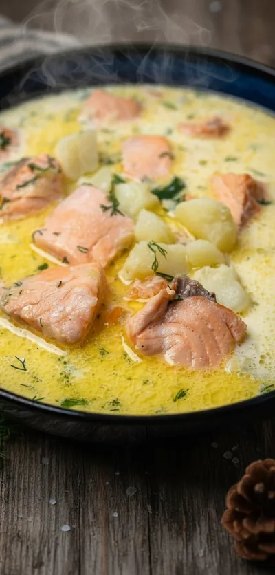 Finnish Salmon Soup (Lohikeitto) – Easy Recipe