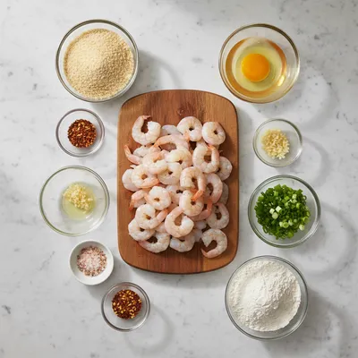 Crispy Fried Shrimp Balls – Quick Snack Recipe - ingredients preparation