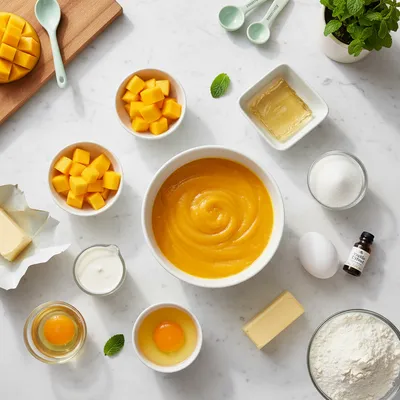 Mango Mousse Cake – Light, Fluffy Dessert - cooking process