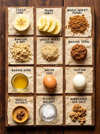 Moist Banana Bread Muffins – Easy Snack Recipe - ingredients preparation