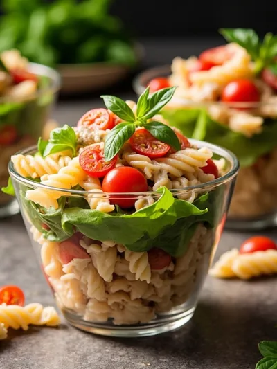 Pasta Salad Cups – Quick & Easy Appetizer