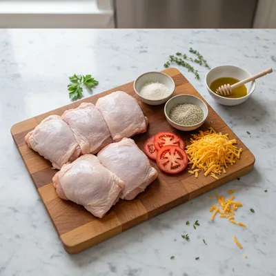 Easy Ranch Chicken Bake - 4 Ingredients - cooking process