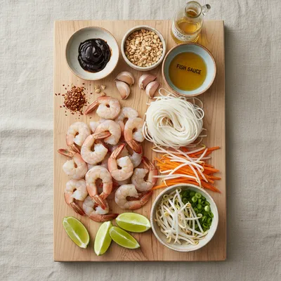 Easy Shrimp Pad Thai in 30 Minutes - cooking process